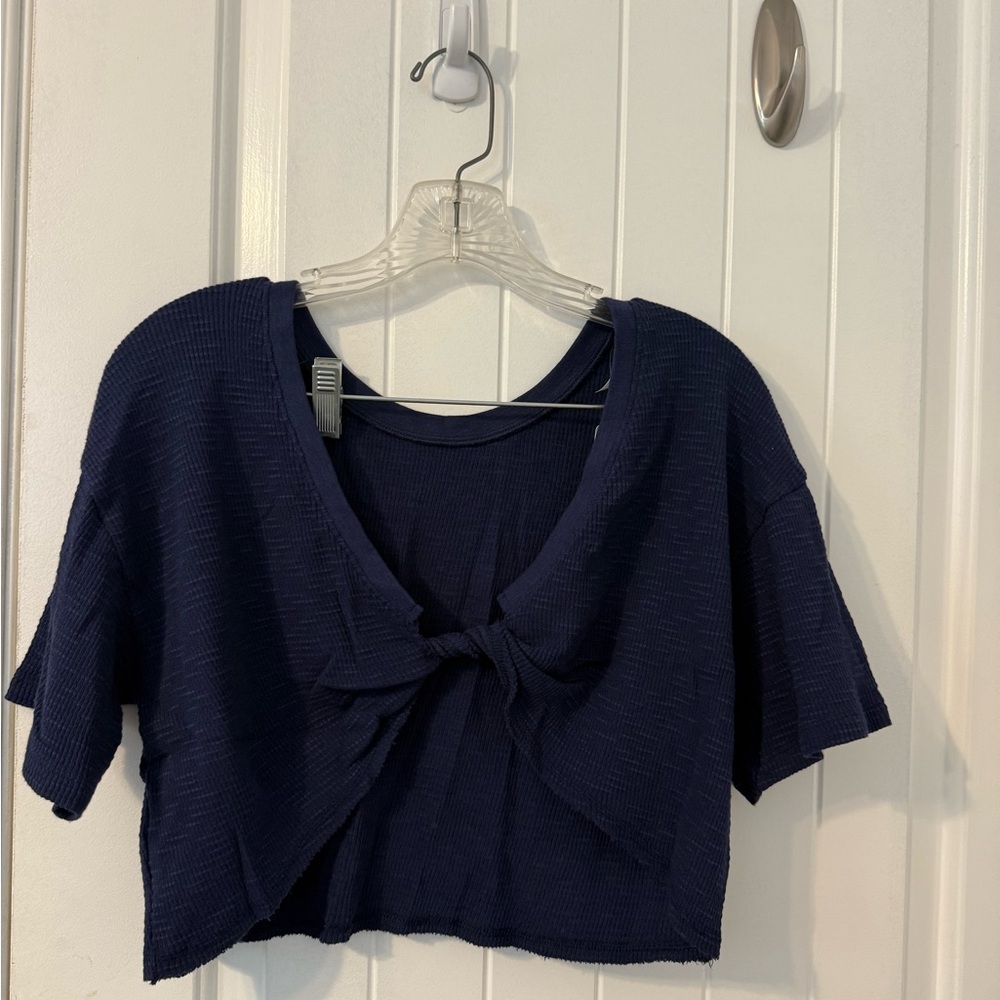Navy Blue Women's Top